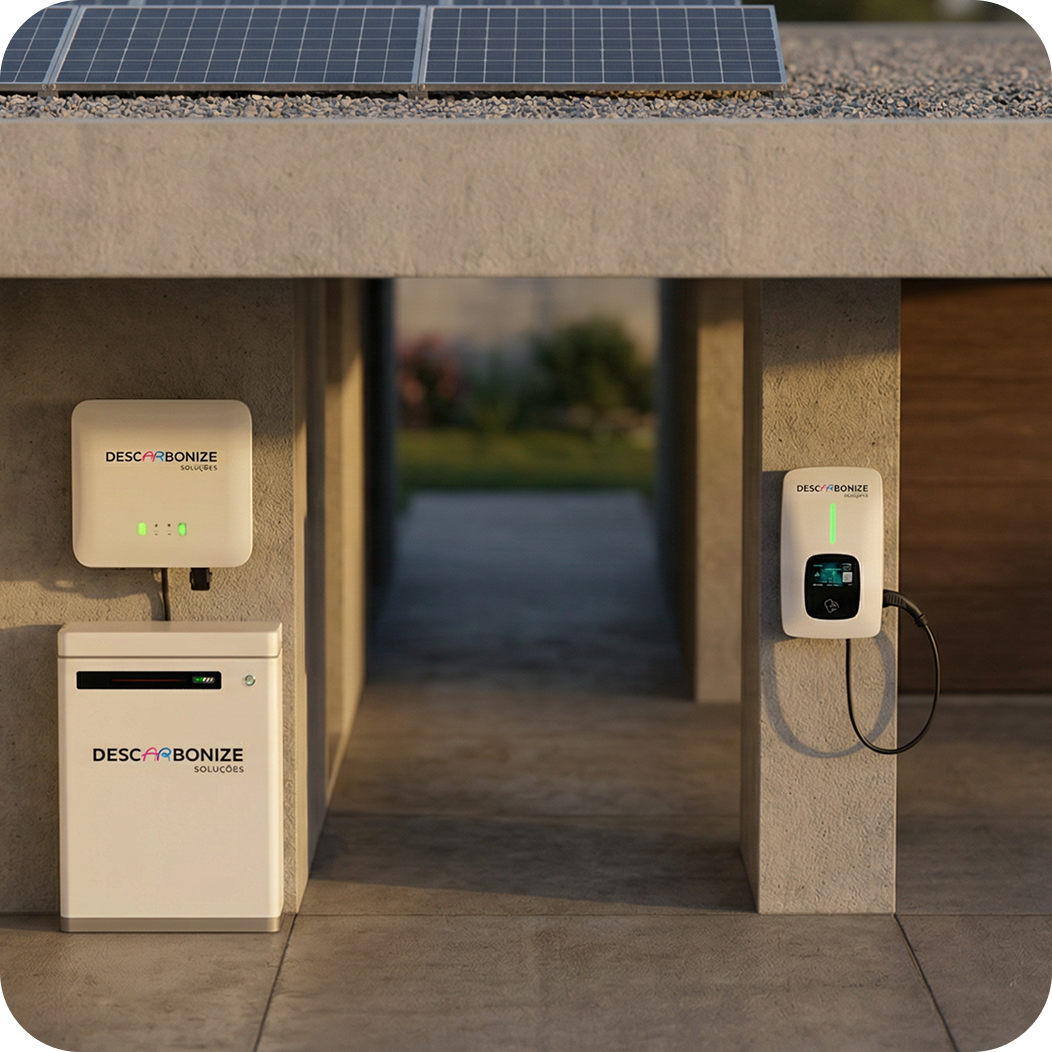 Instalação de energia solar residencial